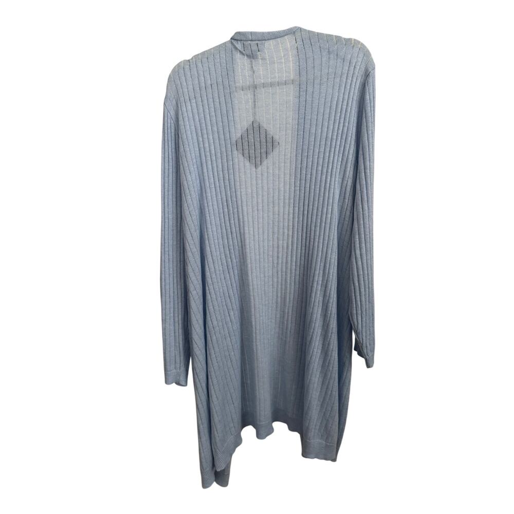 NWT! Ava & Viv baby blue long sleeve open cardigan sweater - Picture 6 of 6